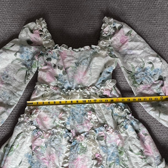 Needle and Thread floral gown NWOT🤍🤍🤍 - Picture 13 of 14